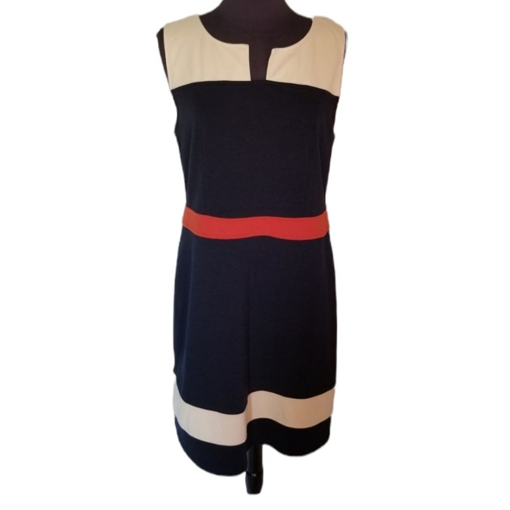 41 Hawthorn Dress Color Block Size XL Office Career Sleeveless